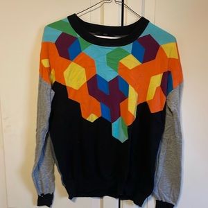 Tibi multi colored sweater. Size medium